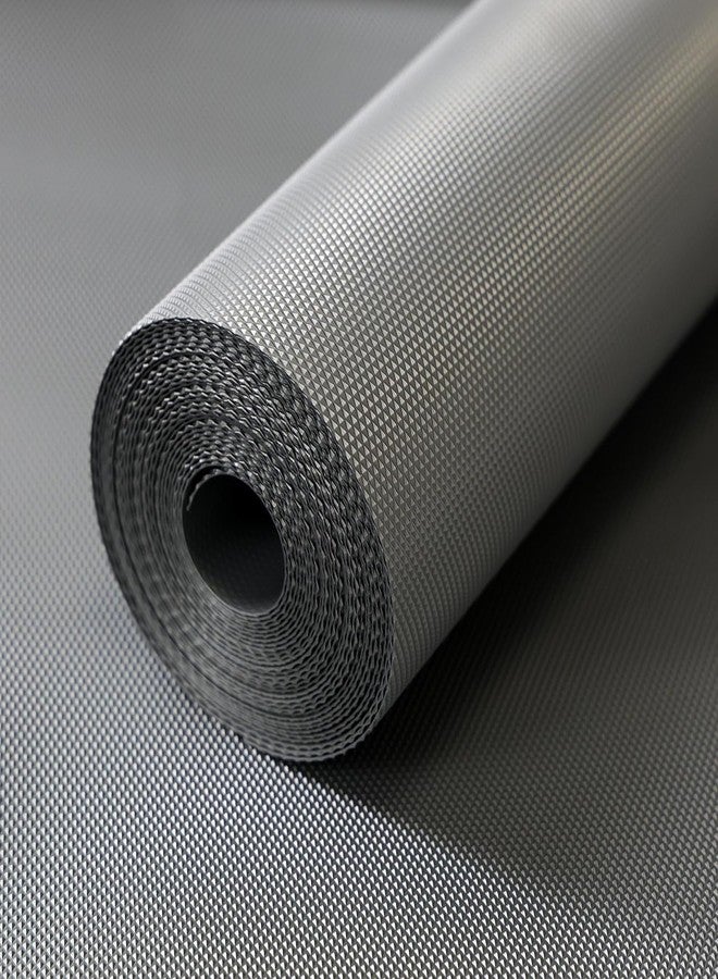 CLAPONE Kitchen Mats for Shelves/Fridge Liners/PVC Mats for Kitchen/Shelf Liners/Multipurpose Anti-Slip Mat/Sheet for Fridge/Kitchens/Cupboard/Drawers/EVA Mat (PaleGrey, 45cm X 2.5 Mitre) - Image 1